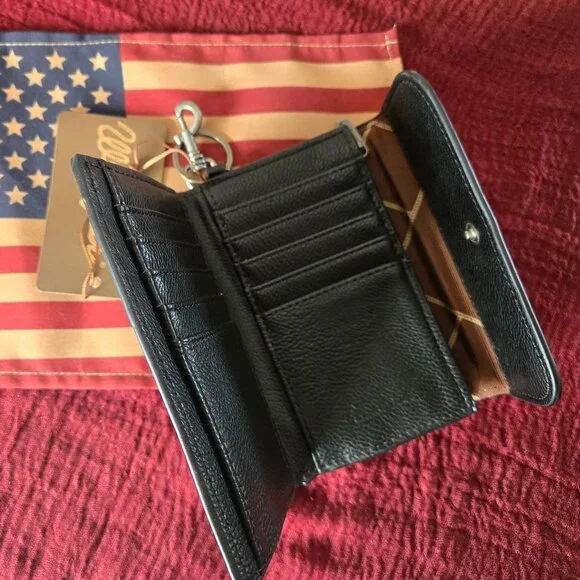 Brand New Wrangler Women's Black Wallet New with tags by Montana West - Picture 3 of 7